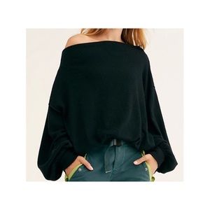 Free People Main Squeeze Off-the-Shoulder Top S